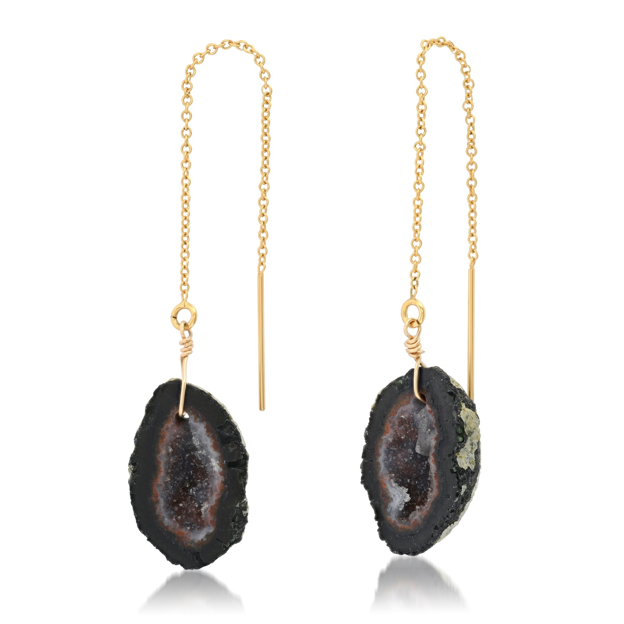 Geode earrings on sale