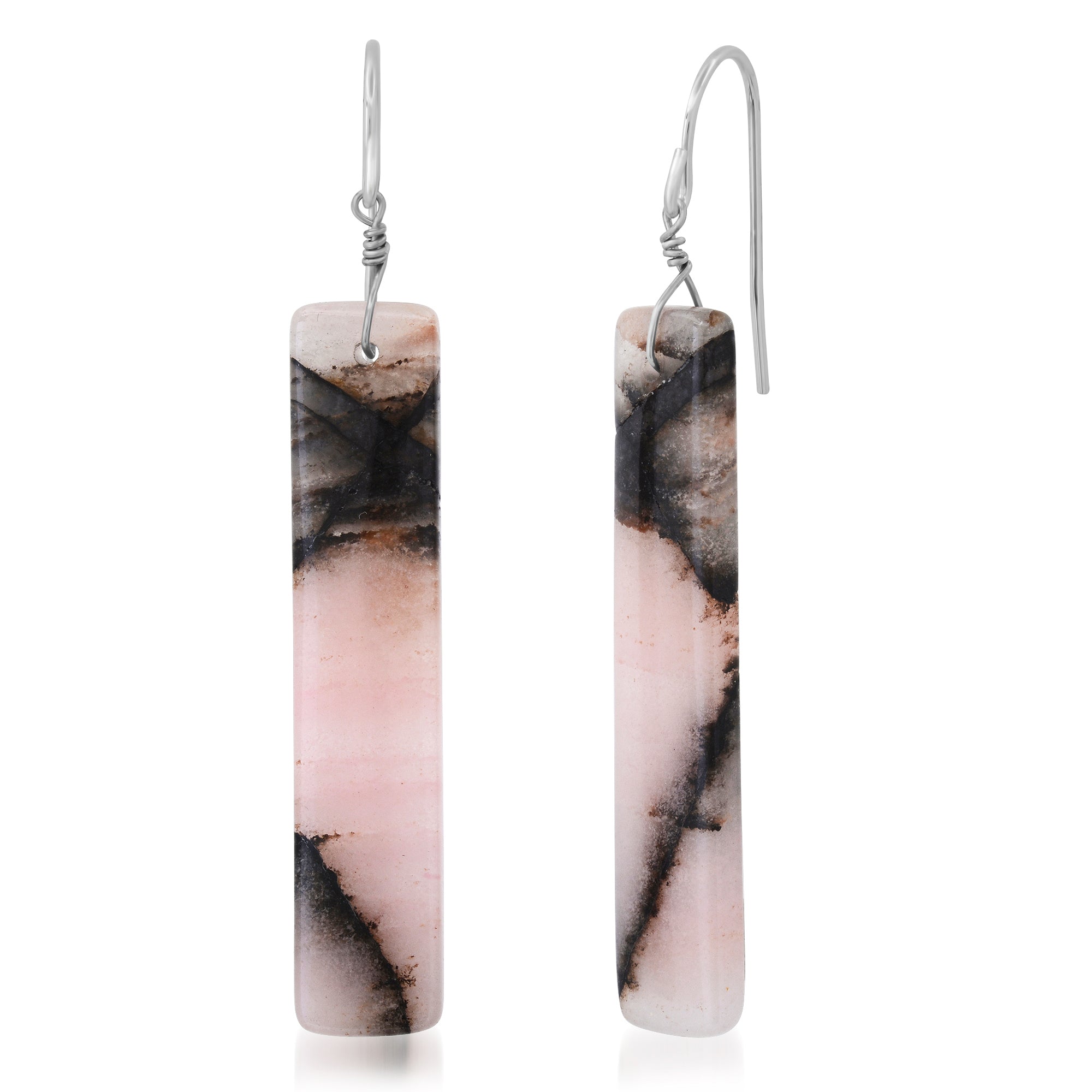 Rhodonite earrings hot sale